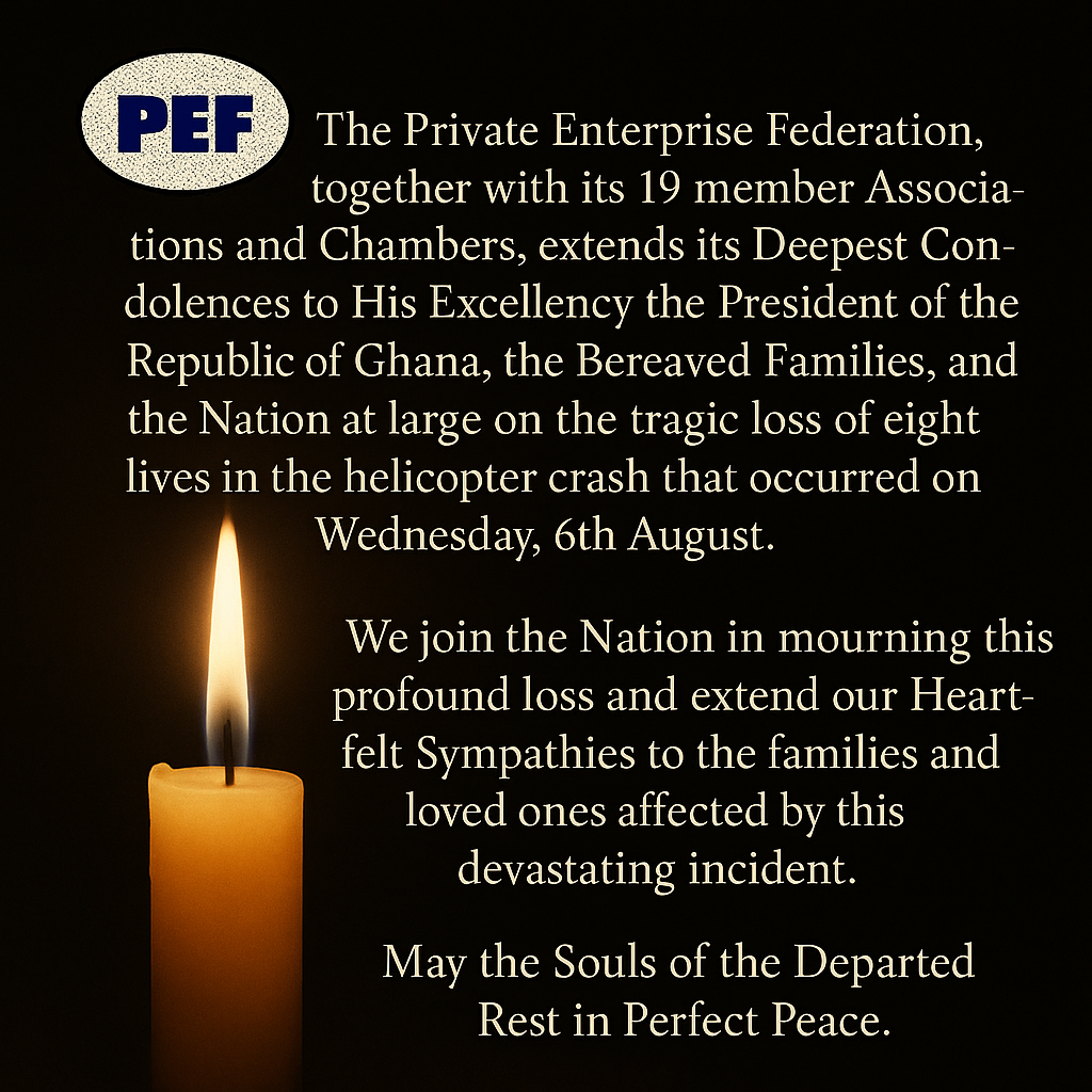 The Private Enterprise Federation soothes the Government and People of Ghana